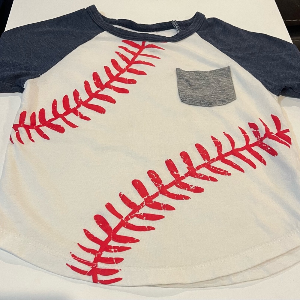 Kids Baseball Pocket Tee